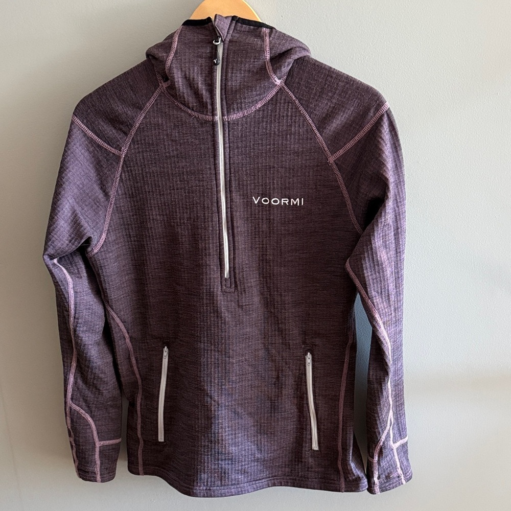 Voormi Purple Hooded Pullover
